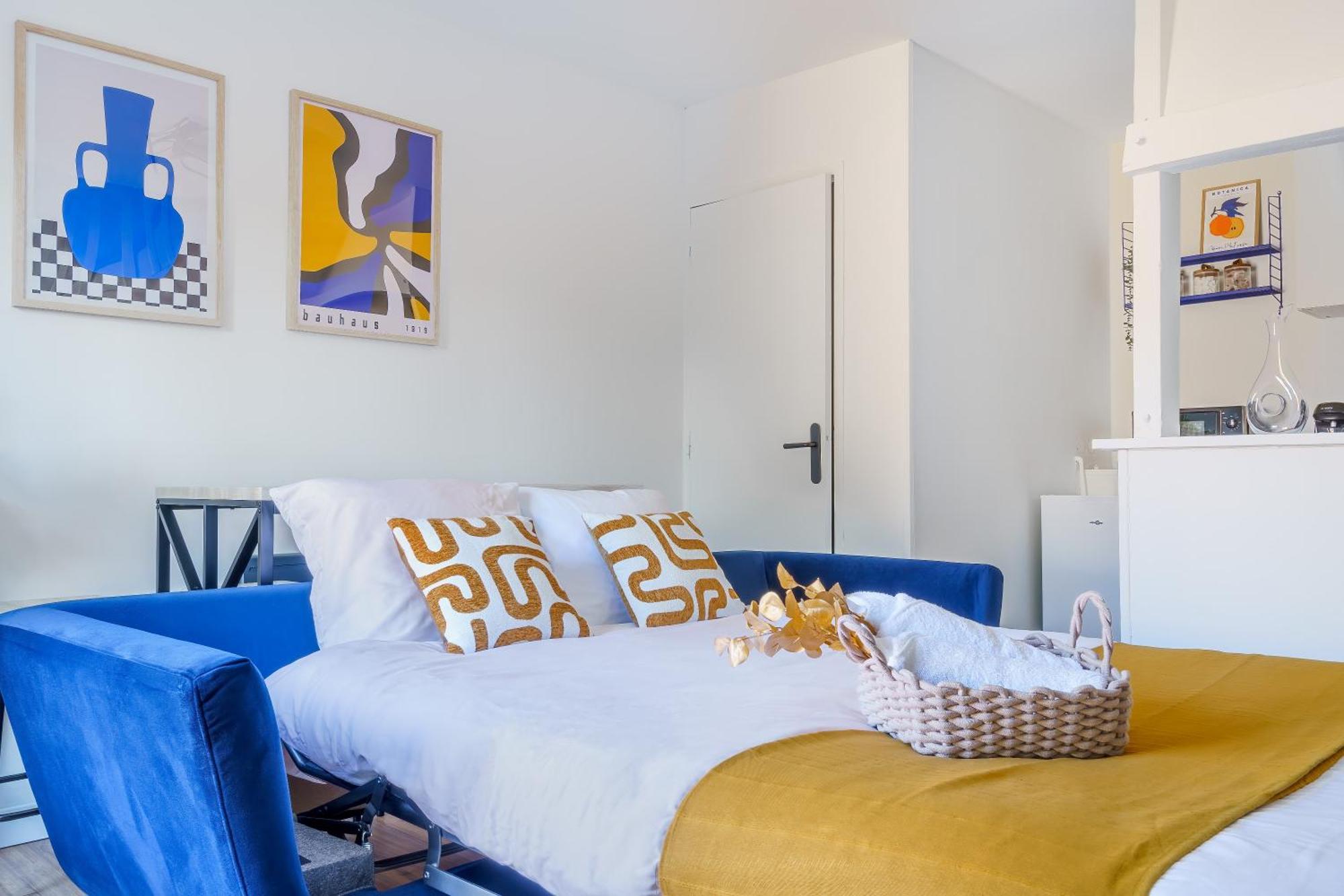 Maisonnette Bleu Horizon Avec Jardin - 2Min Gare - Serenito Homes Saint-Just-en-Chaussee Dış mekan fotoğraf