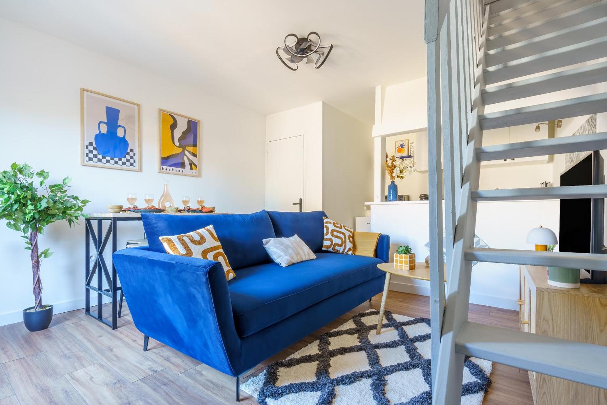 Maisonnette Bleu Horizon Avec Jardin - 2Min Gare - Serenito Homes Saint-Just-en-Chaussee Dış mekan fotoğraf