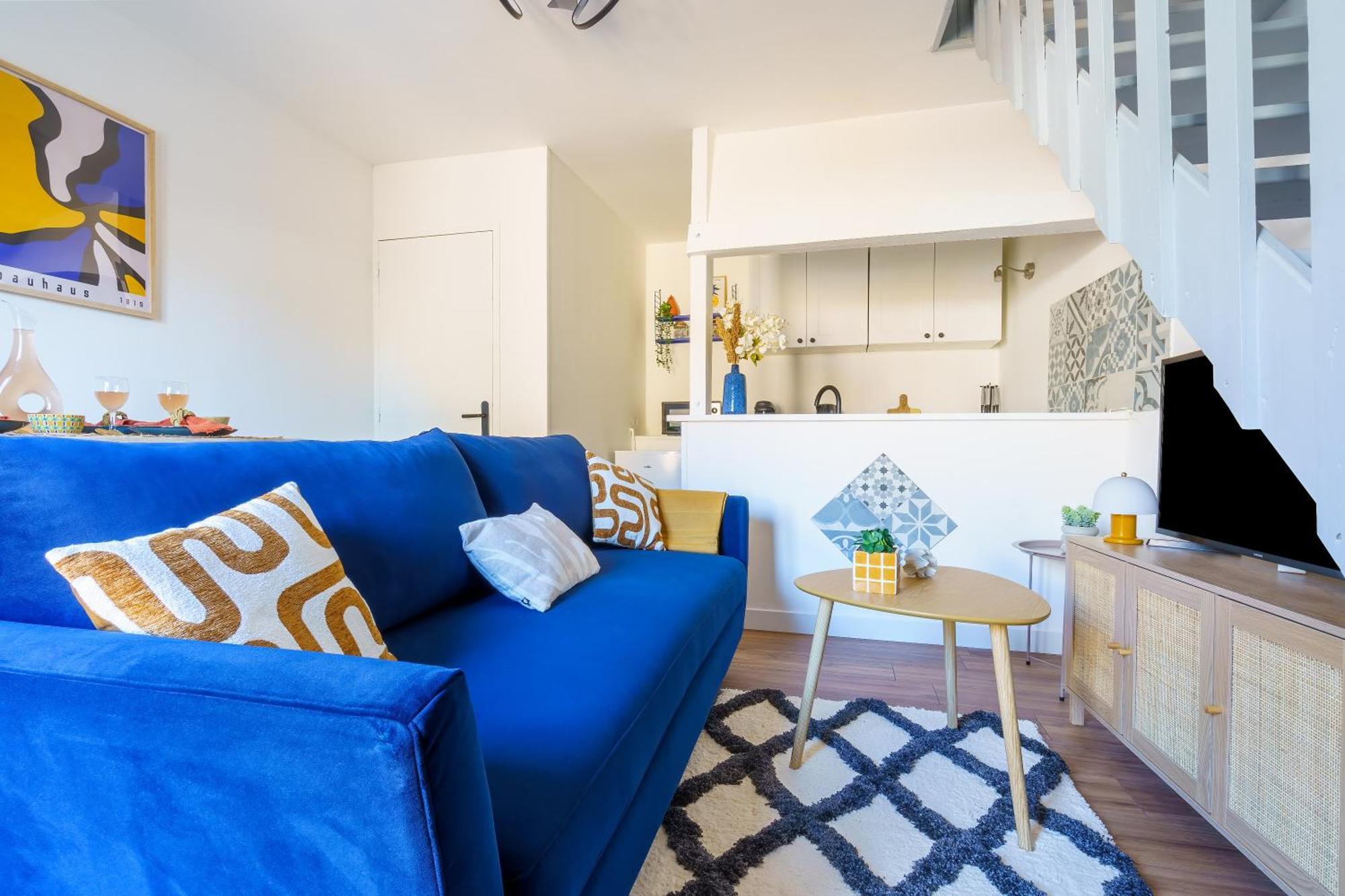 Maisonnette Bleu Horizon Avec Jardin - 2Min Gare - Serenito Homes Saint-Just-en-Chaussee Dış mekan fotoğraf